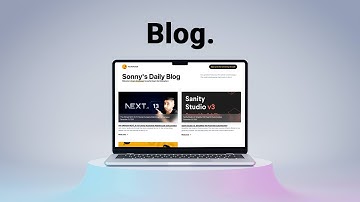 🔴 Let’s build a BLOG with Next.js 13 (Sanity v3, TypeScript, Tailwind CSS, Auth, CMS, Preview Mode)