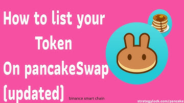 How to list your token on pancakeswap.