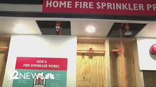 New exhibit at Hall of Flame Museum features 'home sprinklers'