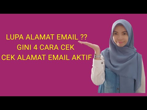 CARA CEK ALAMAT EMAIL AKTIF || HOW TO CHECK AN ACTIVE EMAIL ADDRESS