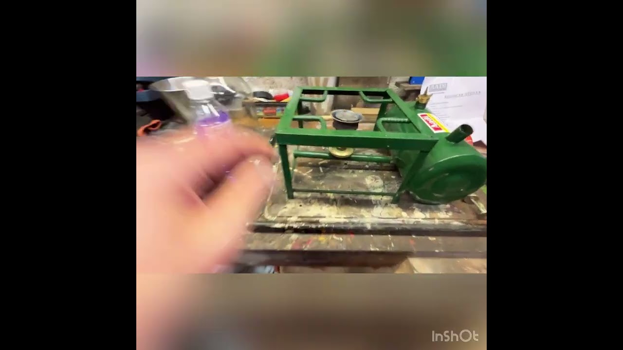 Indian paraffin pressure cooking stove. 