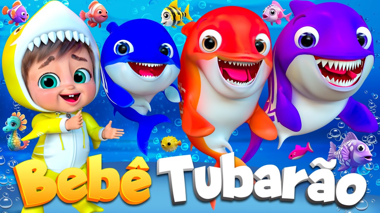 Bebê Tubarão Diversão Aquática  @SuperLucaPortugues #rimasinfantis #musicasinfantis
