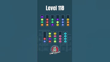 Solve Level 118 - Ball Sort Candy Sort Puzzle Game @GameSaviors #ballsortpuzzlegameplay #howtobeat