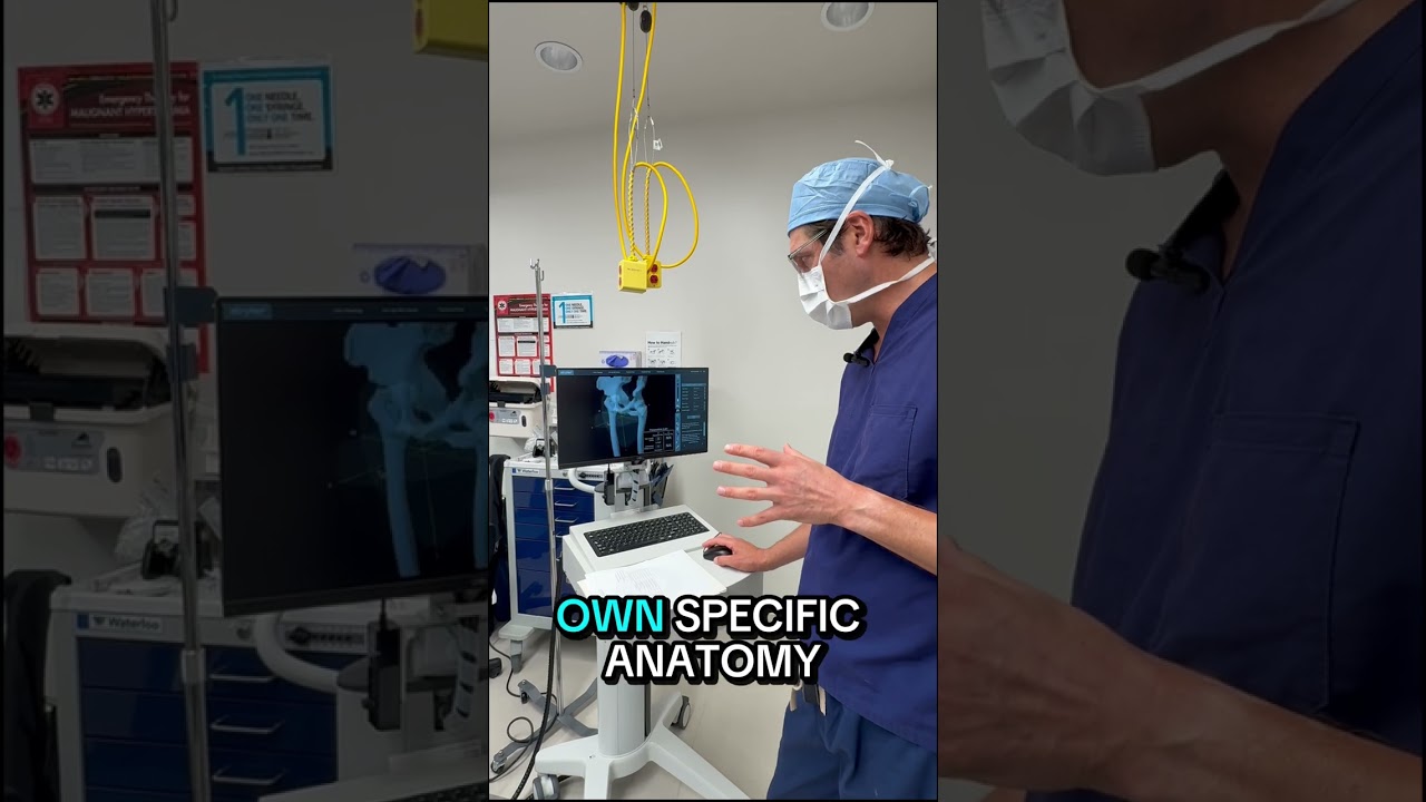 Dr. Domb explains the use of robotic technology in hip arthroplasty