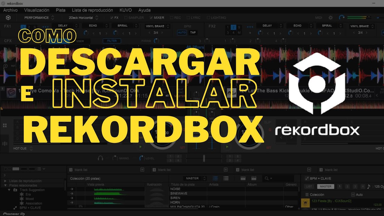 Cómo Descargar e Instalar Rekordbox Dj GRATIS | Fácil y Sencillo - YouTube