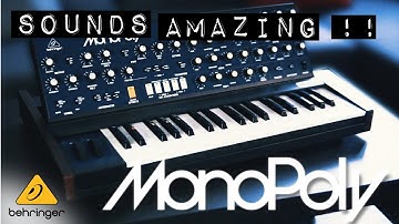 Behringer Mono/Poly, Sounds Amazing ! (Synth Talk)