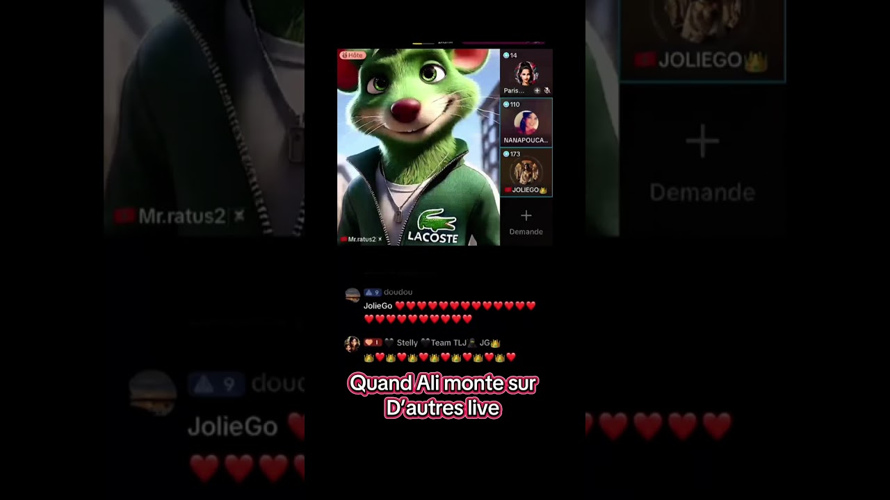 live du 27/03/25 Quand Ali monte sur d’autre live #nanapoucave #tiktok #live #don #clash #pourtoi 