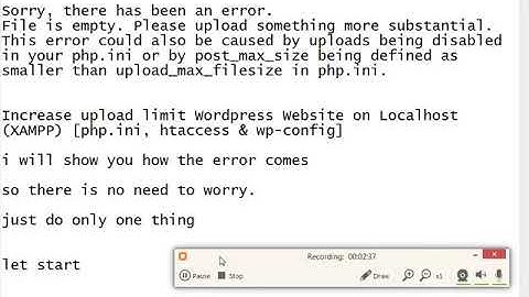 How to Increase upload limit Wordpress Website in htaccess