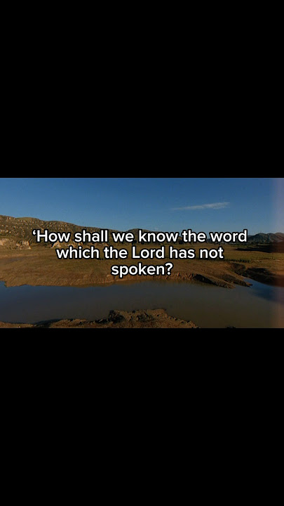 How To Know If Prophecy Is True #prophecy #propheticword #bibleverse #bible #scriptures
