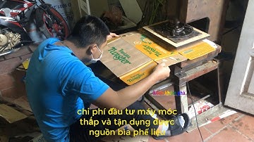 máy làm hộp carton - thứ giúp tôi kiếm tiền suốt mấy năm qua