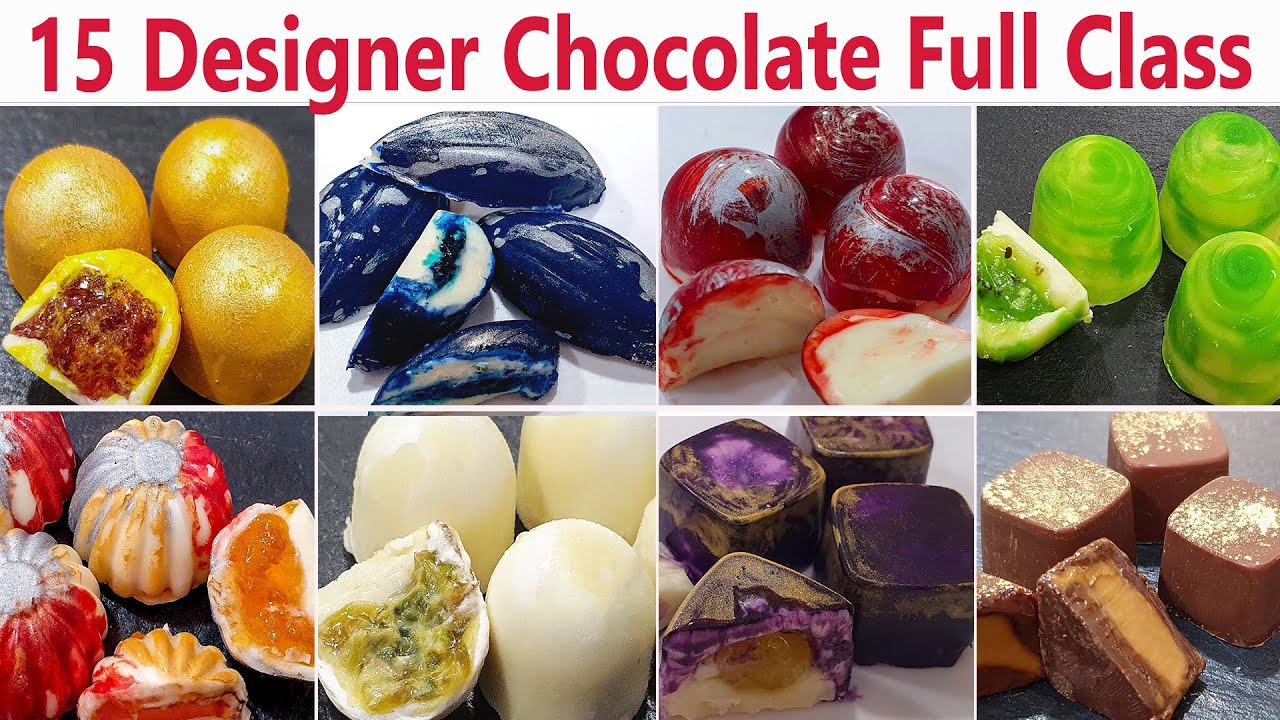 15 Designer Chocolate Full Class |  Manisha Bharani Kitchen | Diwali Special Recipes