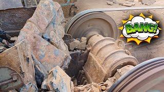 💝💢Most Satisfying,🕰📀Non Stop,Continuous⚒️🪨⚒️Stone Crushing Mania Operations ,⛏️🪨💥ASMR Impact Crusher