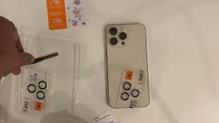 Unboxing & Review iPhone 14 Pro Max lens protector Spigen(How to install)Must buy iPhone accessories