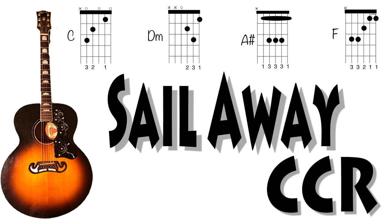 Sail Away Guitar Chords Creedence Clearwater Revival CCR YouTube Music