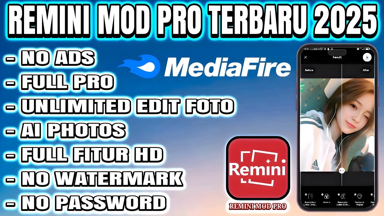 NEW UPDATE!! REMINI MOD PRO TERBARU 2025 || REMINI MOD APK #capcut # ...