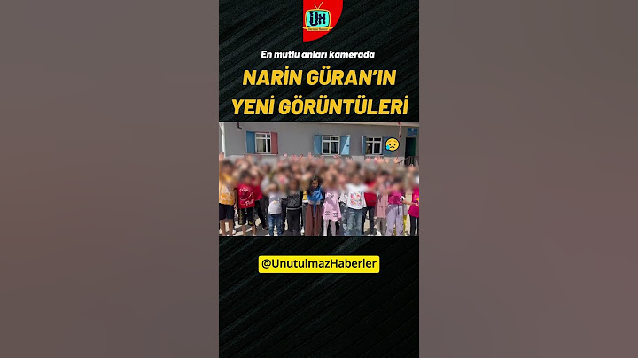 SON GÖRÜNTÜLERİ! Narin Güran'ın En Mutlu Günü