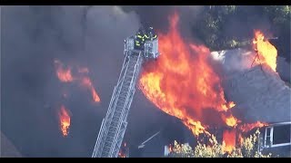 Live: Gas explosions and fires in homes in Lawrence, North Andover and Andover