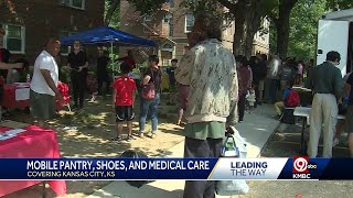 A pop-up food pantry in Kansas City, Kan., is meeting a big local need.