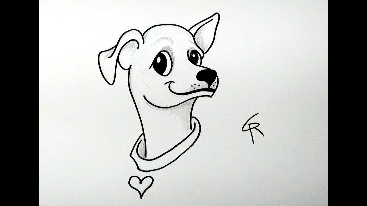 Learn How To Draw  A Cute Cartoon  Chihuahua iCanHazDraw 