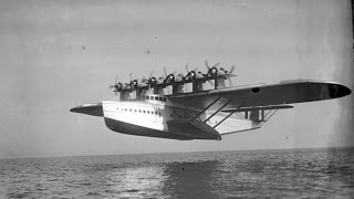 Do X Giant Flying Boat arriving at Calshot near Southampton - 1930