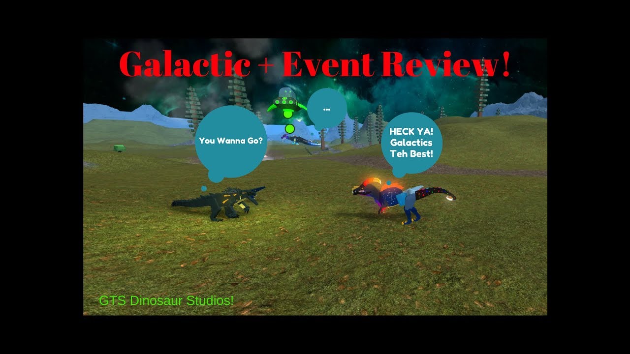 Dinosaur Simulator Galactic Event Update Review Youtube - roblox dinosaur simulator events