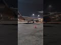 Move the plane on the runway at night #viral #video #amazing #engine