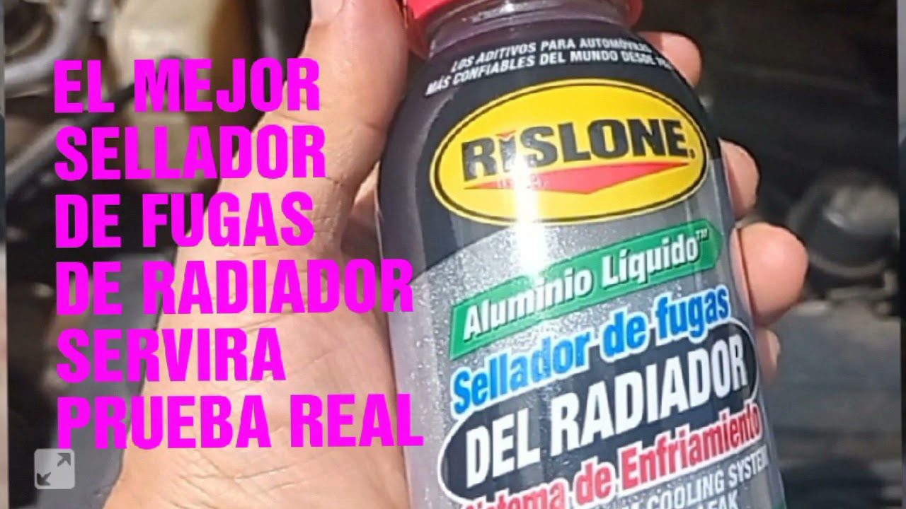 Tapafugas y sellador de radiadores