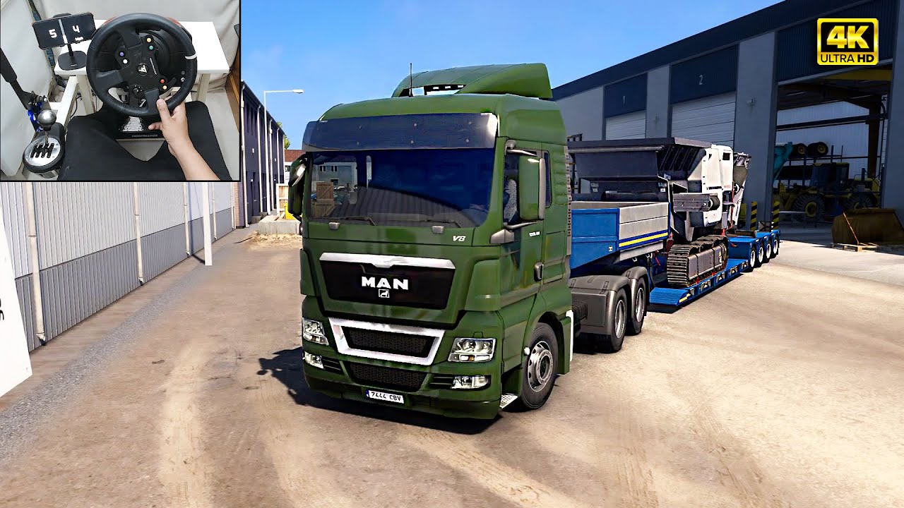 Euro Truck Simulator 2 Thrustmaster Ferrari 458 Massive Crusher Haul in SPAIN - Euro Truck Simulator 2 | Thrustmaster