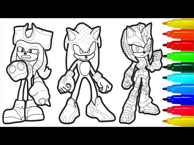 100+] Sonic The Hedgehog Coloring Pictures