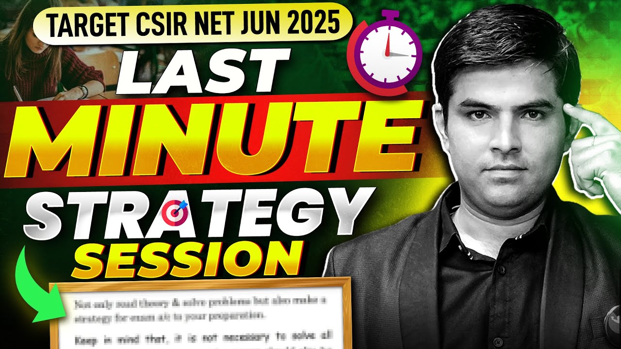 CSIR NET Physics Preparation Strategy 2025 - Best Tips & Tricks for ...