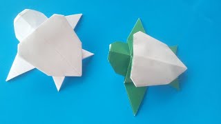 Penyu 🐢 origami; Черепаха оригами; অরিগামি কচ্ছপ; origami turtle; tortue en origami