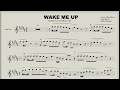 Avicii - Wake me up (Саксофон альт ноты)
