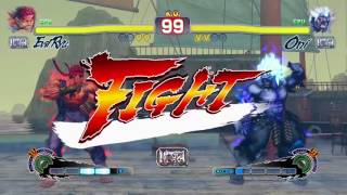 Ultra Street Fighter 4 Evil Ryu (CPU) vs. Oni (CPU)