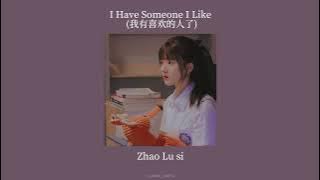 I Have Someone I Like (我有喜欢的人了) - Zhao Lu Si (speed up) | Hidden Love OST