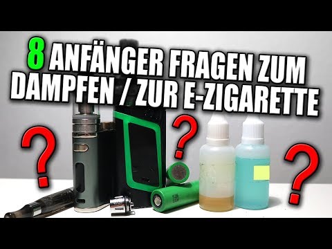 8 ANFÄNGER FRAGEN ZUM DAMPFEN / ZUR E-ZIGARETTE | Einsteiger Geräte? Ist dampfen günstiger? #VapeDay