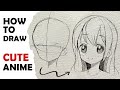 How to draw CUTE Anime Girl [No Timelapse]