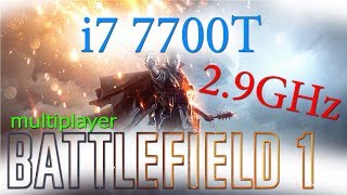 i7 7700T + 16GB + GTX1070 Zotac Battlefield 1 мультиплеер 1080p