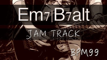 5 -1 Jam Backing Track (Em7 B7alt) - B Altered Scale Practice