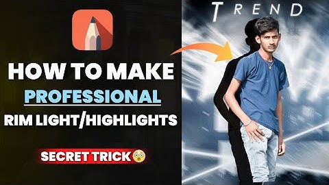 How to create rimlight in autodesk sketchbook || Rim light create || #abhicreationstore #rimlight