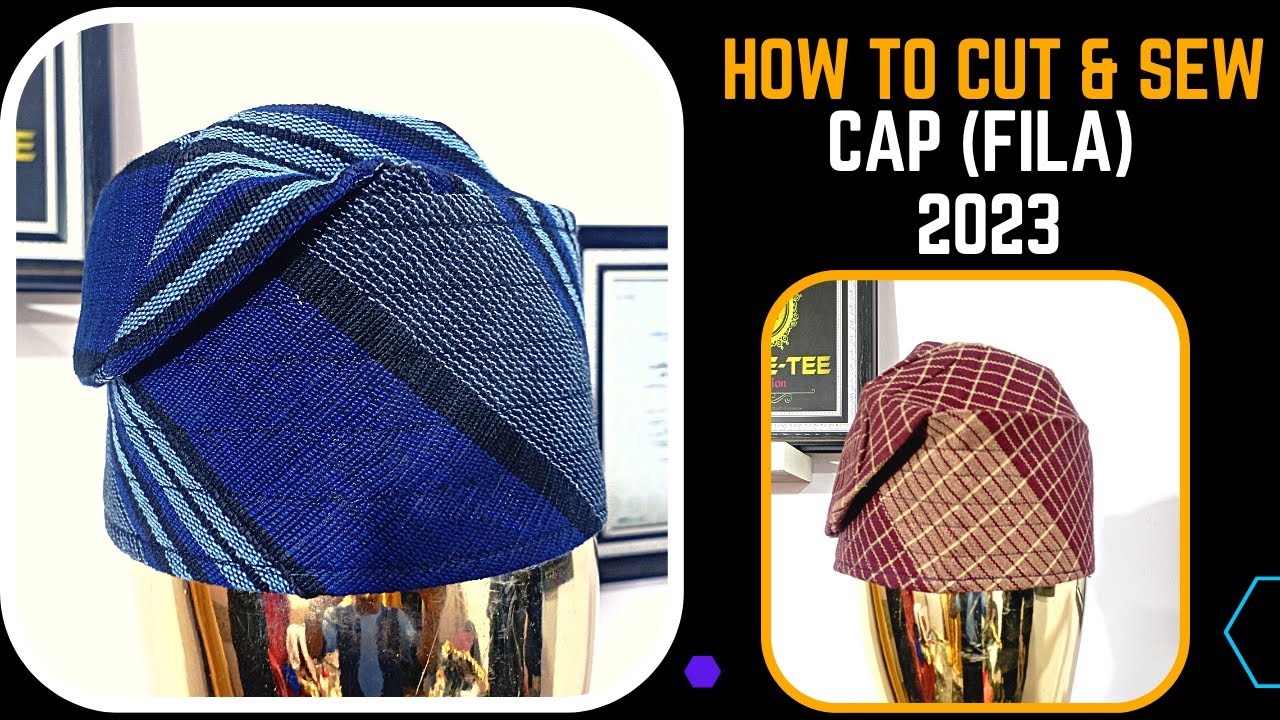HOW TO CUT AND SEW CAP/ FILA 2023    detailed illustration for best result. #fila #cap