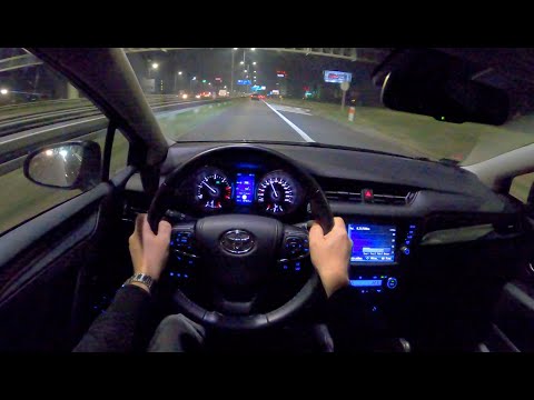 Toyota Avensis Night | 4K POV Test Drive #368 Joe Black