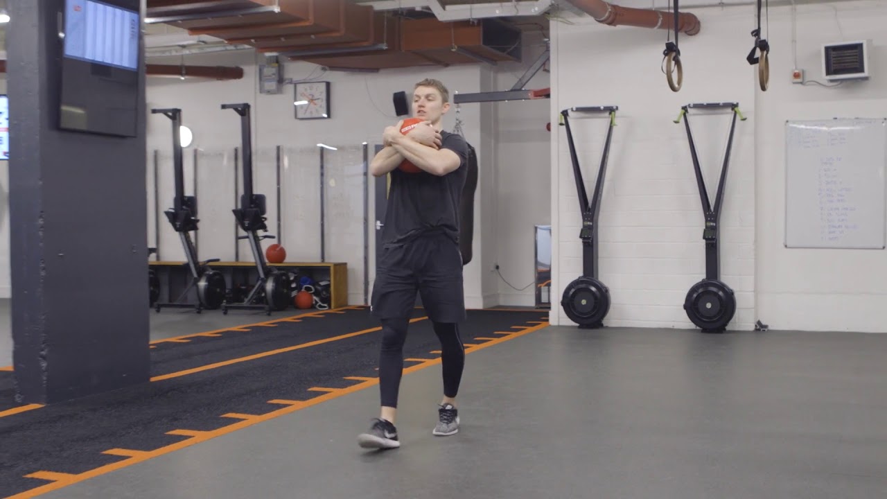 Heavy med ball carry YouTube