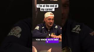 Tyson Fury reacts to his first ever loss, vs Usyk