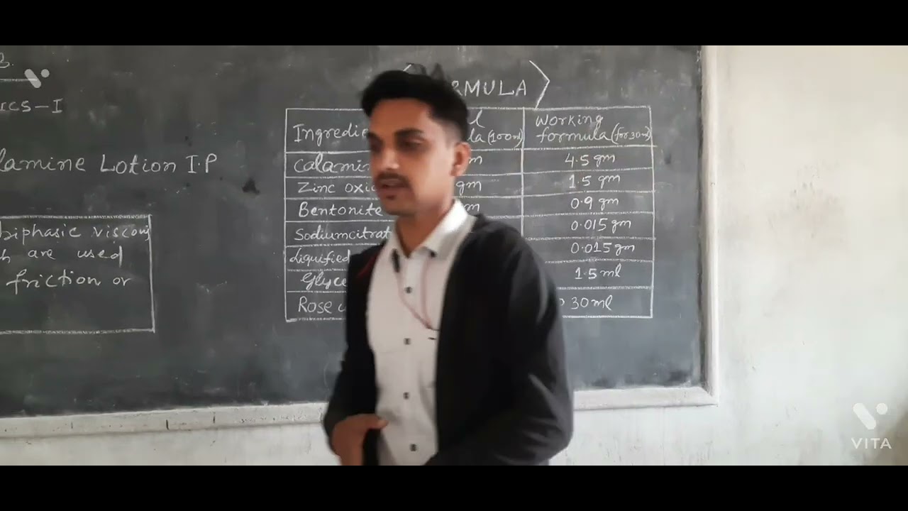 Calamine Lotion I.P Pharmaceutics practical 4th YouTube