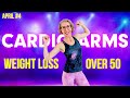 CARDIO that TONES YOUR ARMS! 💪 No Equipment! 🌷 April Day 4
