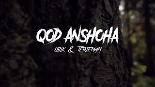 Merinding !! Qod Anshoha || Cover: Alfina Rahma mawadda Lirik & terjemah #sholawatnabi #lirik