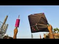 New Black Kite With Shining Tail | Kite Fighting From Rooftop | Kite Catching | Kite Looting | #kite