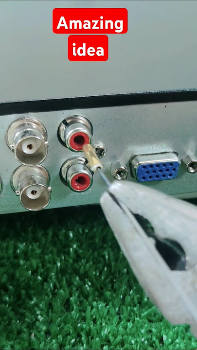 Cara Mudah Melepas Pin Putus dari Kabel RCA #diy#Tips