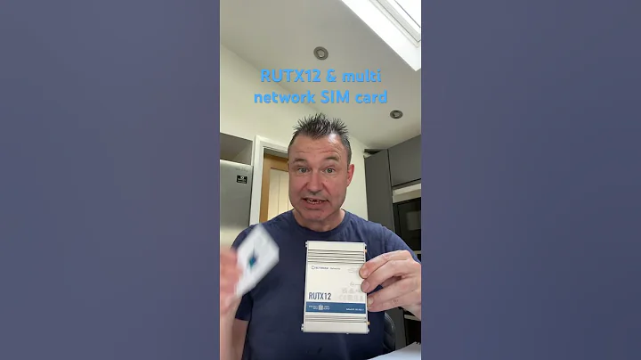 Teltonika RUTX12 4G router is unique and idea for a multi network IoT SIM card