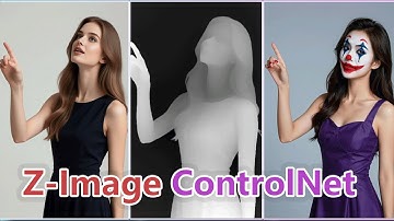 精准控图！Z Image ControlNet 全面解析|深度/姿势/轮廓 + QwenVL|ComfyUI 工作流 + Lora 完美融合